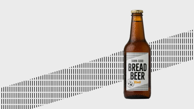 Une bière au pain sec