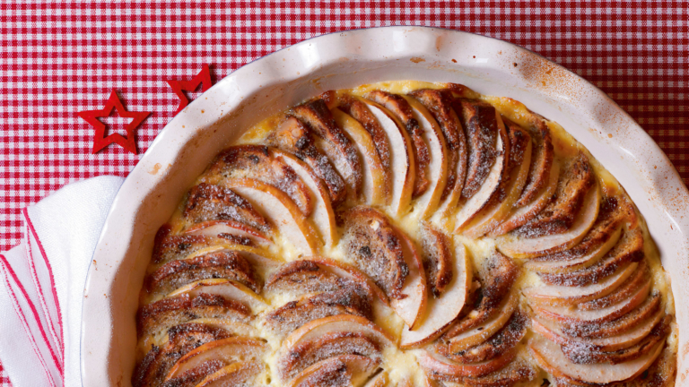 Gratin de pommes à la cannelle