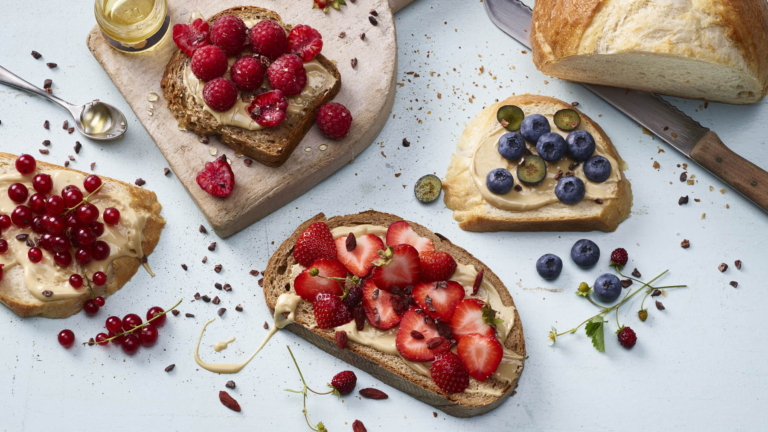 Tartines aux petits fruits