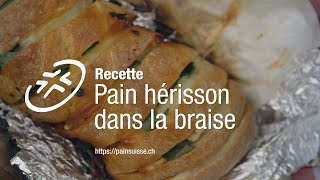 Pain hérisson dans la braise