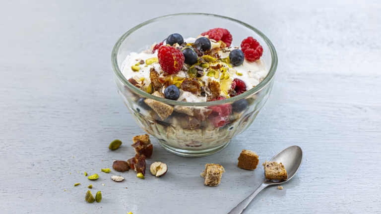 Muesli au pain préparé la veille